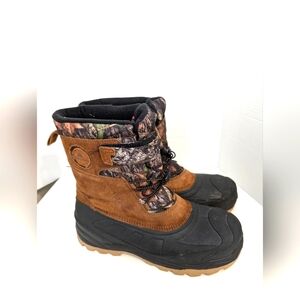 Ozark Trail Leather 3M Thinsulate Camo‎ Waterproof Hunting Winter Boots Men's 9